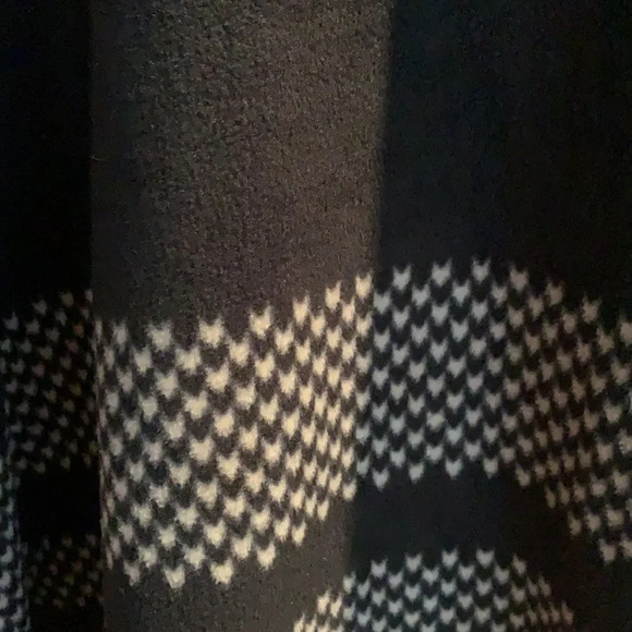 Ike Behar black tan print bands reversible wrap OS - Picture 5 of 9